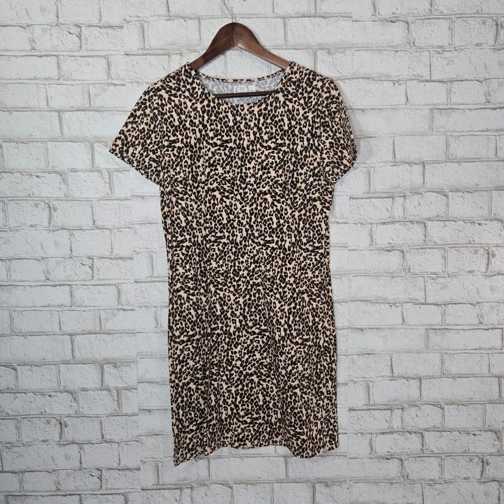 NWT Maurices short sleeve leopard print dress